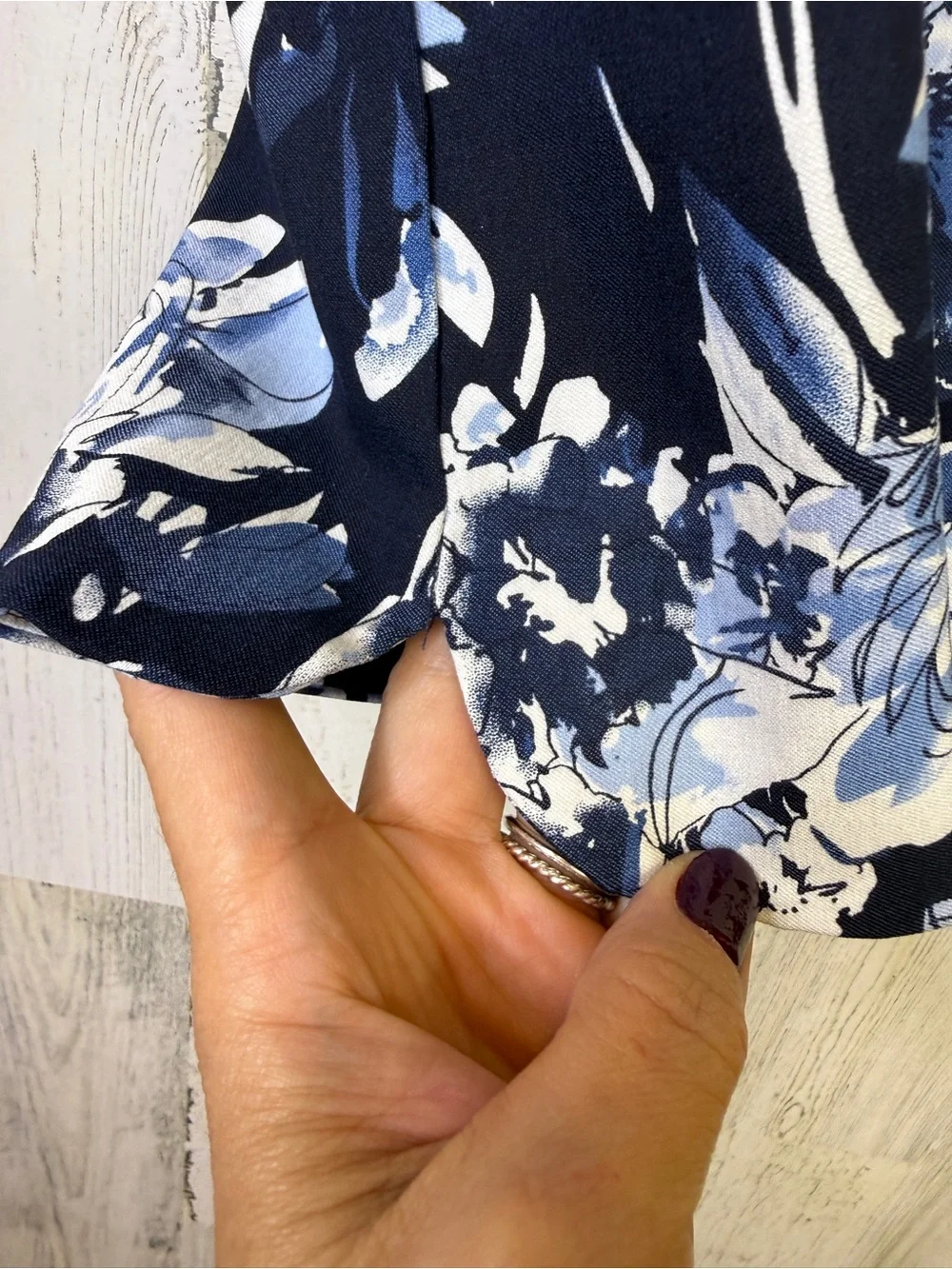 Style & Co Floral A-Line Skirt